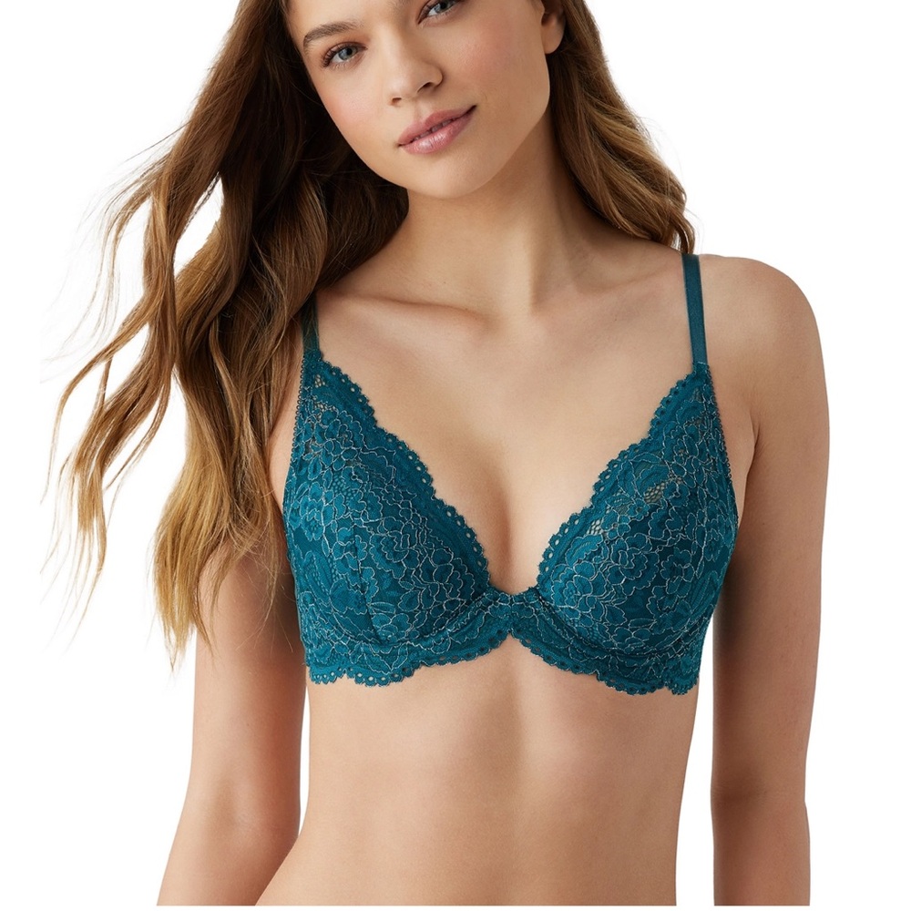 NWT b.tempt’d Lace Underwire Bra in Teal
